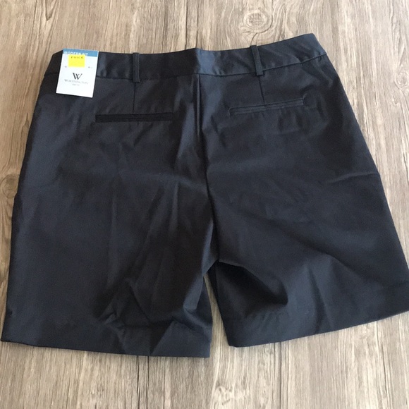 Black mid length (modern fit), Worthington shorts. Size 10 petite. - Picture 3 of 4